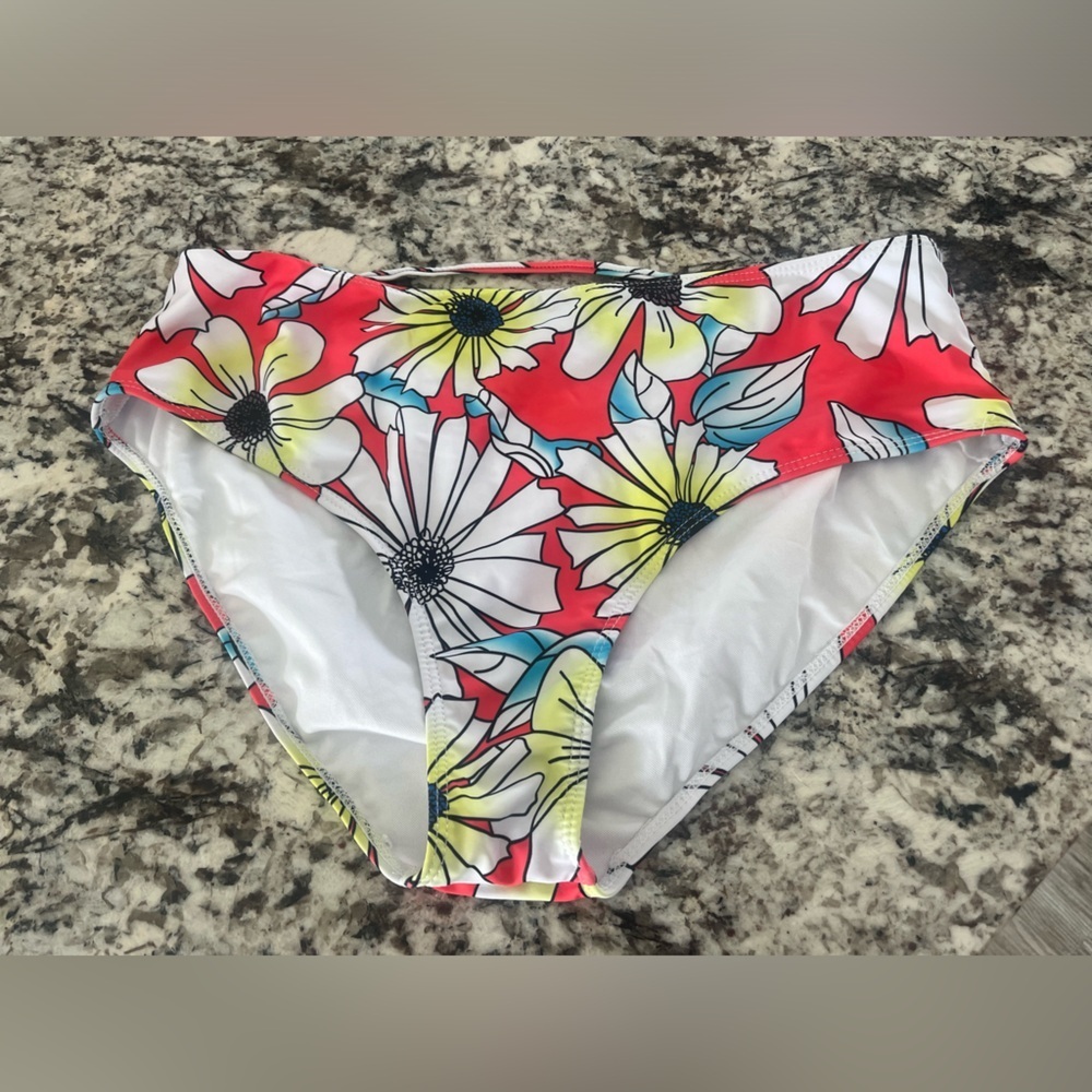Floral Bikini Bottoms-NWOT size 2x